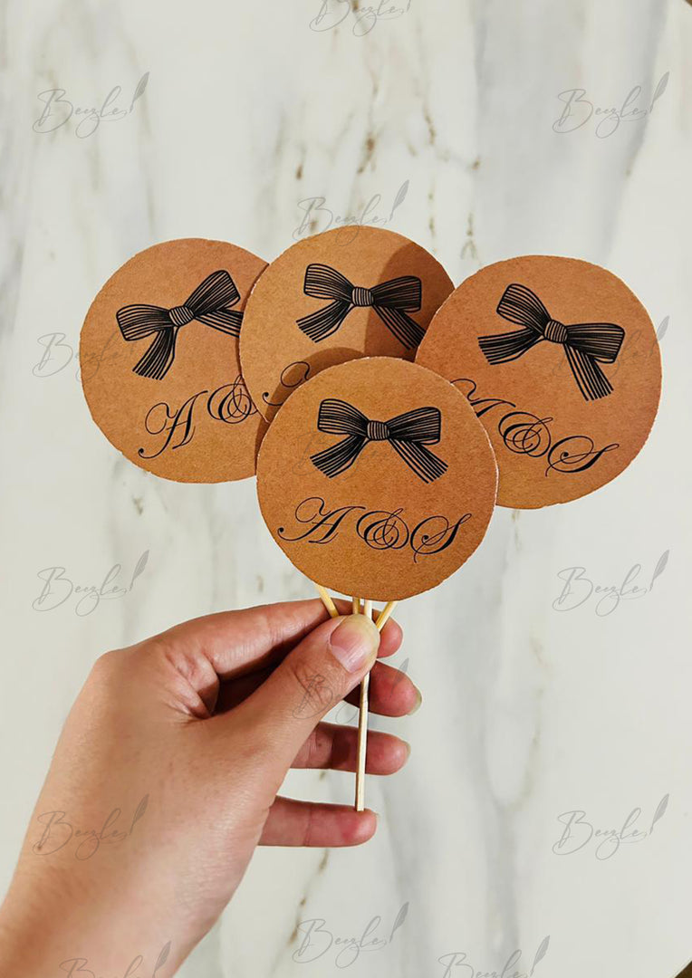 Couple Initials Toppers | MT-024