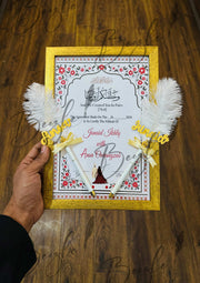 The Two Nikah Pen with Luxury Nikah Certificate | DEL-027