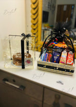 Load image into Gallery viewer, Choco Bliss Combo with Delicious Layers Cake &amp; Treat Basket | GDEL-109
