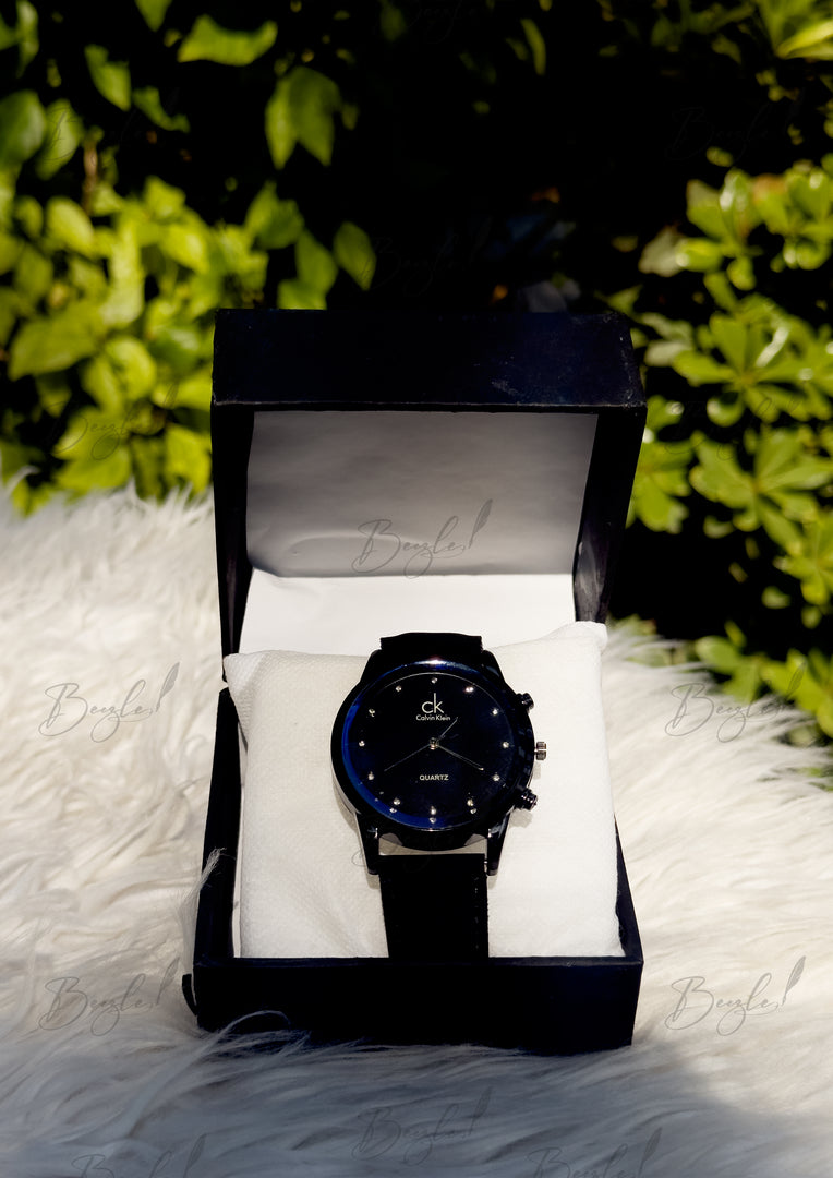 Classic Black Men’s Wristwatch | WTS-013