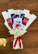 Load image into Gallery viewer, Teddy &amp; Chocolate Love Bouquet | BCG-159
