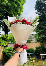 Load image into Gallery viewer, Beautiful Red Rose Hand Bouquet | BCG-133
