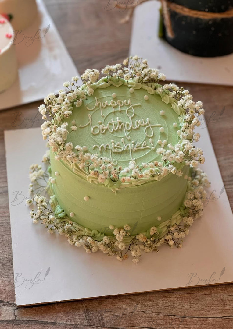 Soft Mint Birthday Cake | GC-133