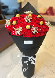 Red Rose & Chocolate Bliss Set | GDEL-028