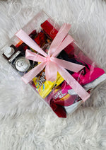 Load image into Gallery viewer, Charming Snack Delight Box with Pink Ribbon | GBO-031
