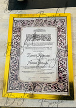 Load image into Gallery viewer, The Nikah Certificate With Attractive Border Design | NC-158
