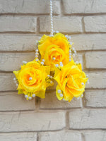 Load image into Gallery viewer, Yellow Bindia Earrings
