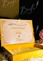 Load image into Gallery viewer, The Luxurious Customized Beige Nikah Booklet With Box | BOX-009
