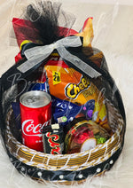 Load image into Gallery viewer, Black Themed Birthday Gift Basket | GB-037
