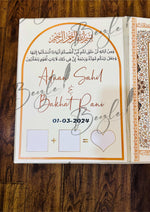 Load image into Gallery viewer, The Attractive Nikkah Booklet With Nikah Thumb Impression &amp; Nikah Certificate | NB-011
