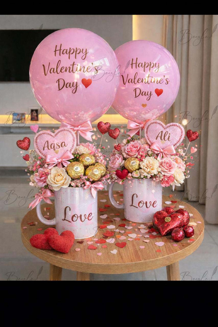 Heartfelt Valentine Mugs Pair | CC-038