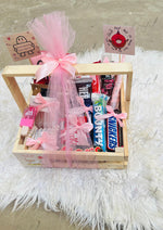 Load image into Gallery viewer, Pink Sweet Treat Gift Basket | GB-150
