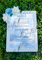Load image into Gallery viewer, Floral Nikah Certificate With Three Beautiful Flowers | FNC-006
