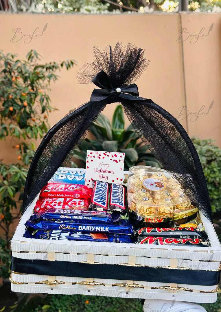 Deluxe Chocolate Lovers Gift Basket | GB-042