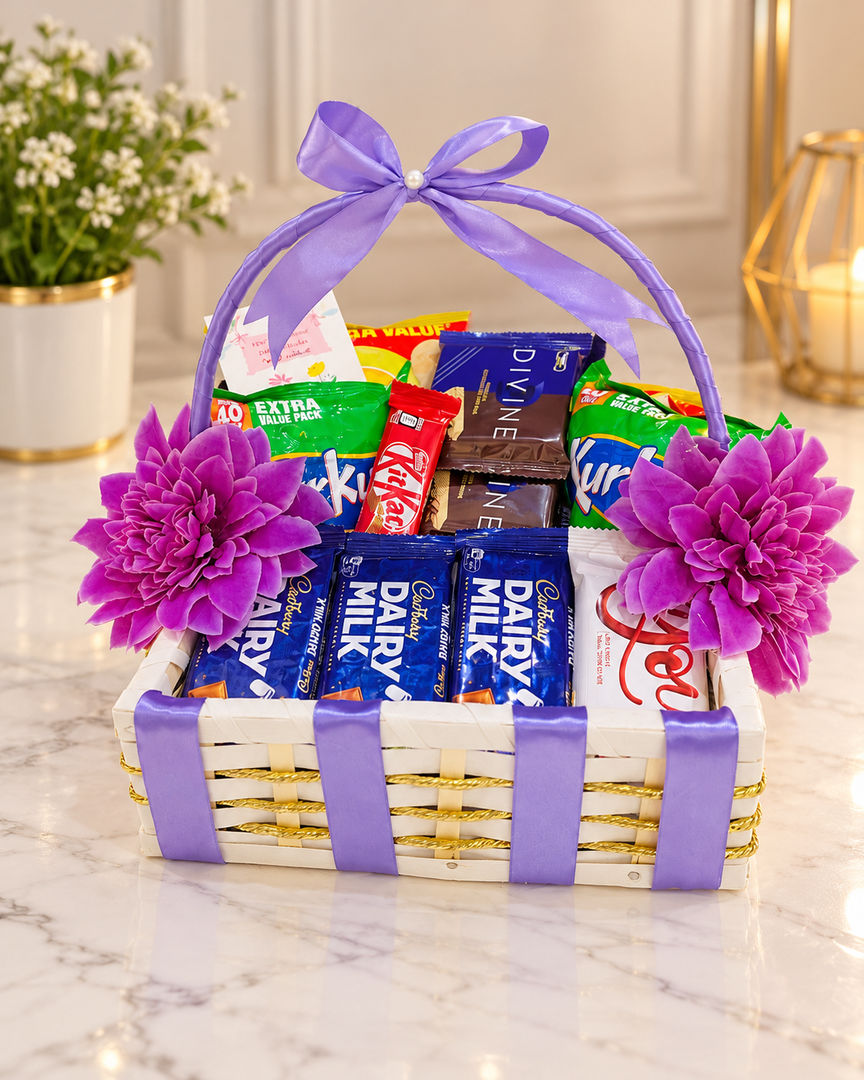 Purple Delight Snack Basket | GB-117