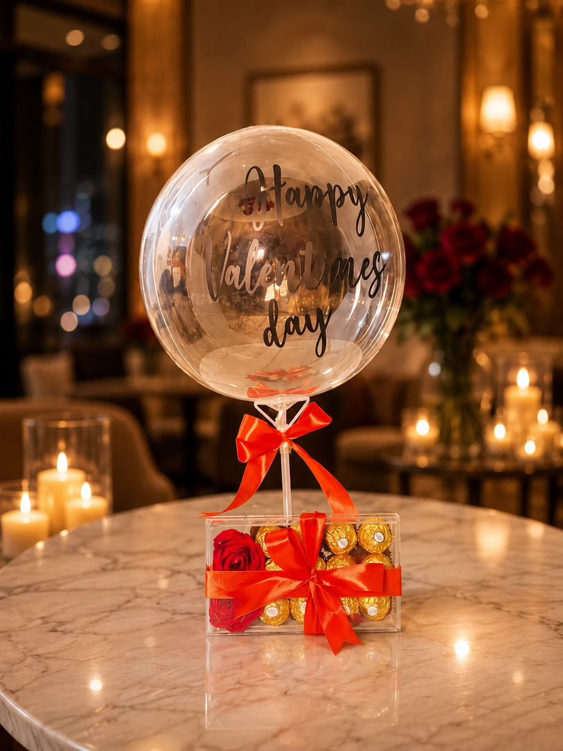 Valentine Balloon Gift Box | GBO-206