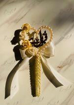 Load image into Gallery viewer, Pearl Rose Heart Pen | PEN-110
