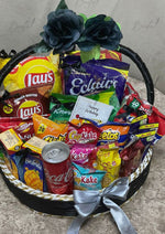 Load image into Gallery viewer, Snack Gift Basket with Chips &amp; Drinks | GB-170
