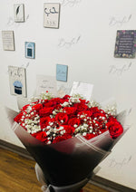 Load image into Gallery viewer, Crimson Luxe Rose Bouquet | BCG-072