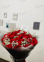 Load image into Gallery viewer, Crimson Luxe Rose Bouquet | BCG-072