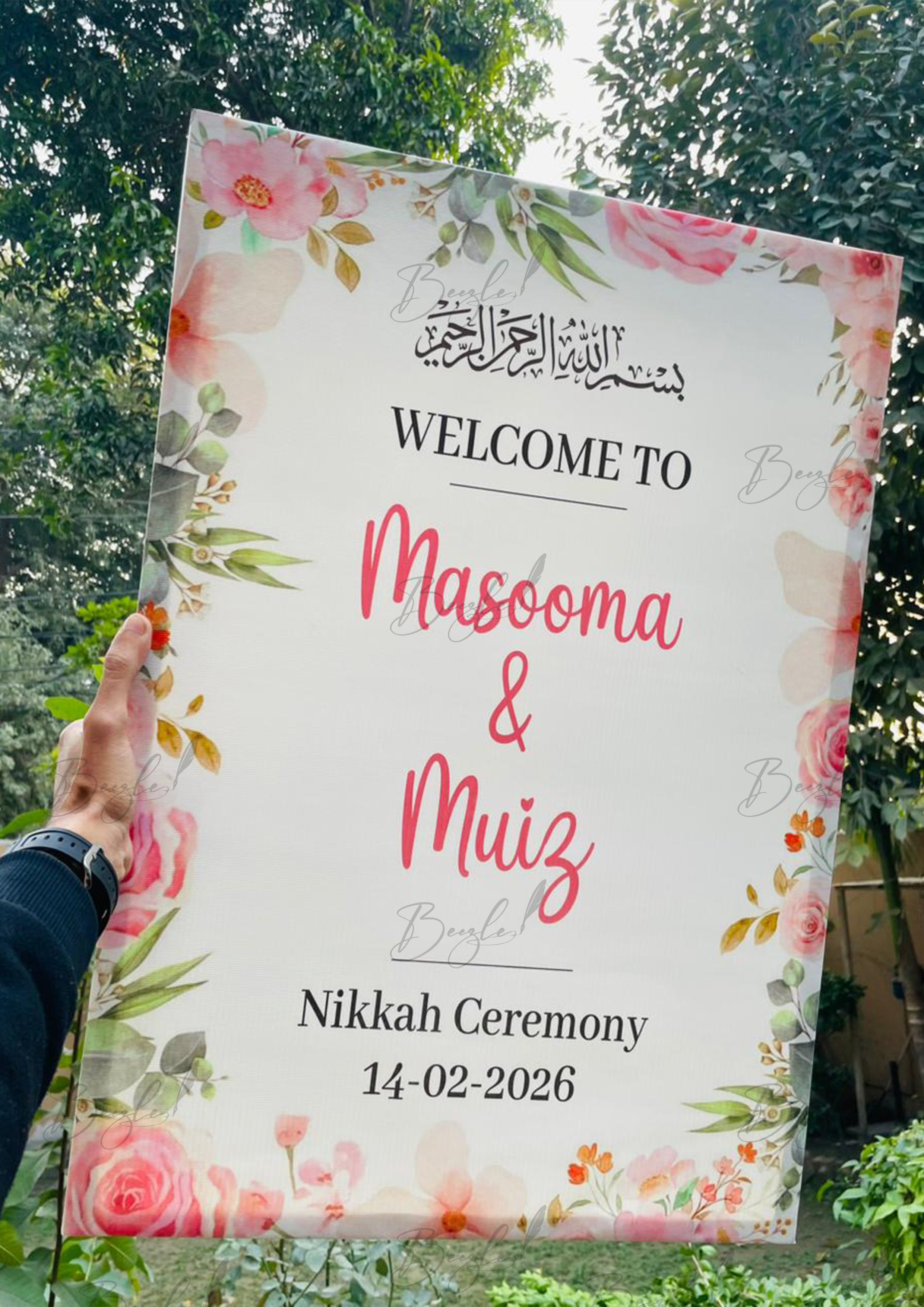 Wedding Welcome Board – A Grand First Impression – Beezle Store