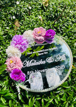Load image into Gallery viewer, Floral Mirror Ring Tray | NT-031
