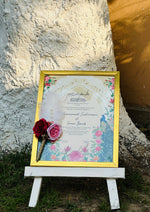 Load image into Gallery viewer, Get Luxury Nikah Certificate With Beautiful Nikah Pen | Del-029