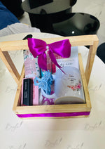 Load image into Gallery viewer, Pink Self-Care Gift Basket | GB-136

