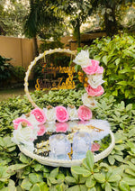 Load image into Gallery viewer, Floral Mirror Ring Tray | NT-035