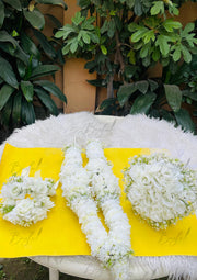 White Bridal Flower Set | DEL-166