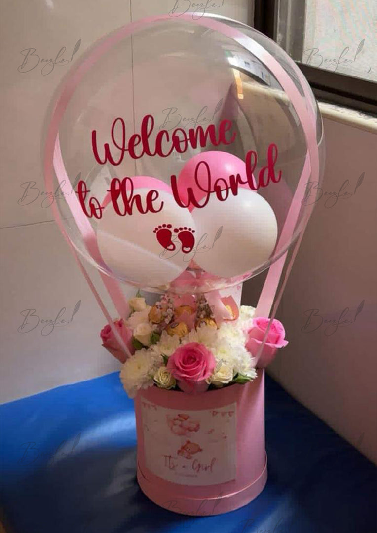 Welcome Baby Girl Bouquet | GBO-140