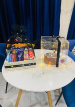Load image into Gallery viewer, Choco Bliss Combo with Delicious Layers Cake &amp; Treat Basket | GDEL-109
