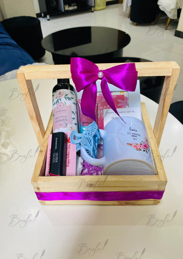 Pink Self-Care Gift Basket | GB-136