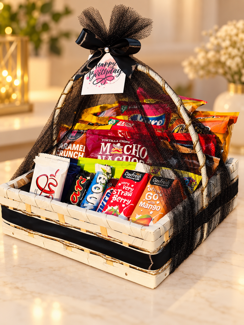 The Black Charm Snack Basket | GB-039