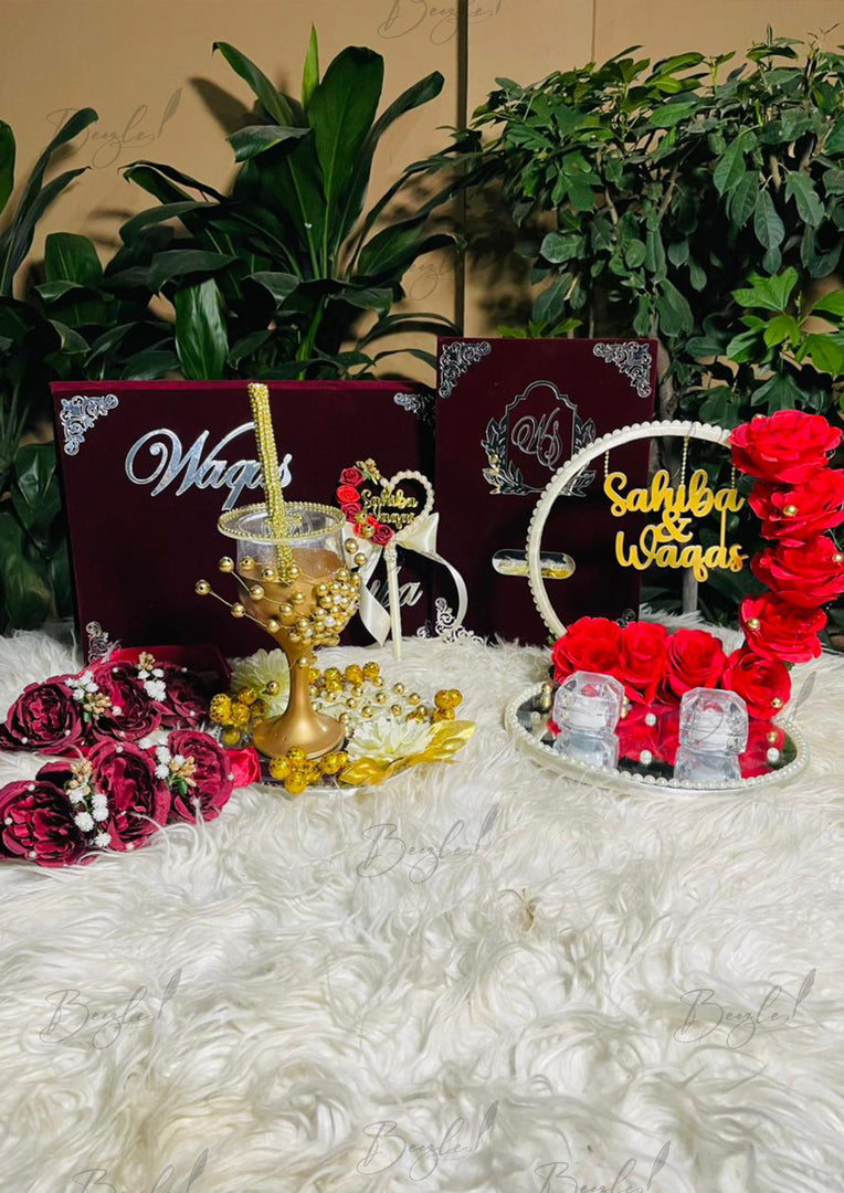 Crimson Vows Nikah Ceremony | Set DEL-145