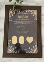 Load image into Gallery viewer, Nikah Certificate With Thumb &amp; Black Attractive Colour | NC-119