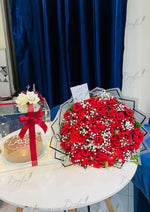 Load image into Gallery viewer, Romantic Rose Box with Balloons | GDEL-122
