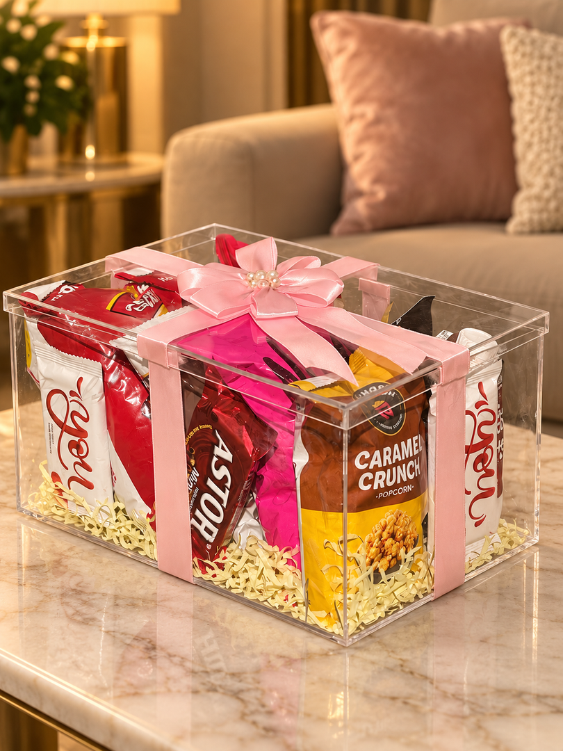 Pink Ribbon Valentine Gift Box | GBO-023