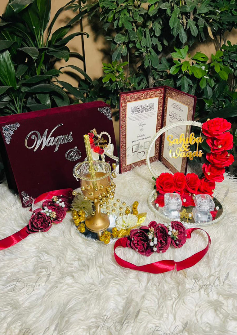 Crimson Vows Nikah Ceremony | Set DEL-145