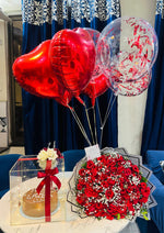 Load image into Gallery viewer, Romantic Rose Box with Balloons | GDEL-122
