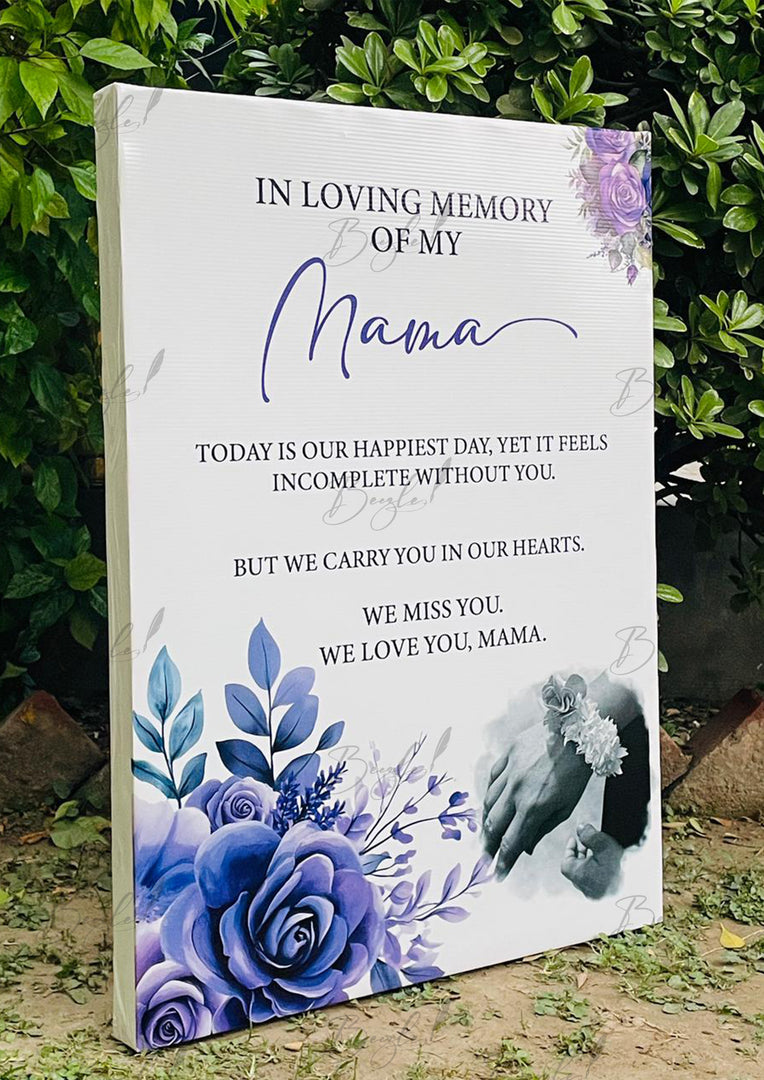 Loving Tribute Welcome Board | WWB-018