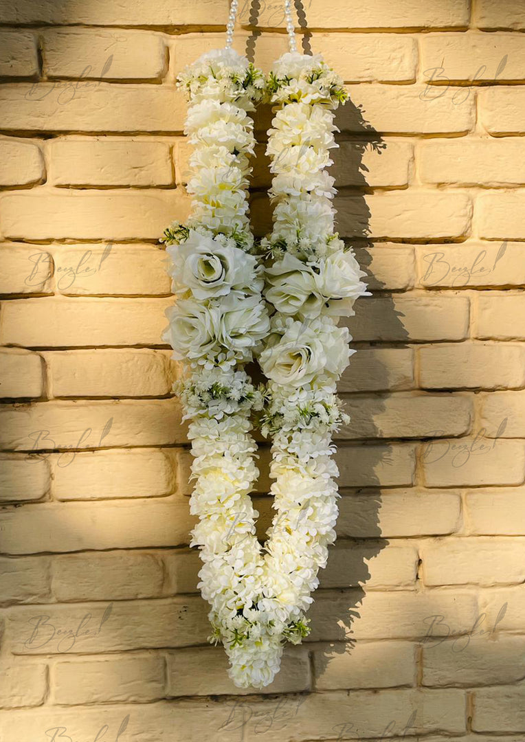 White Floral Garland | MA-005