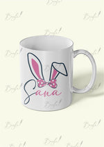 Load image into Gallery viewer, Personalised Bunny Ears Mug | CC-016
