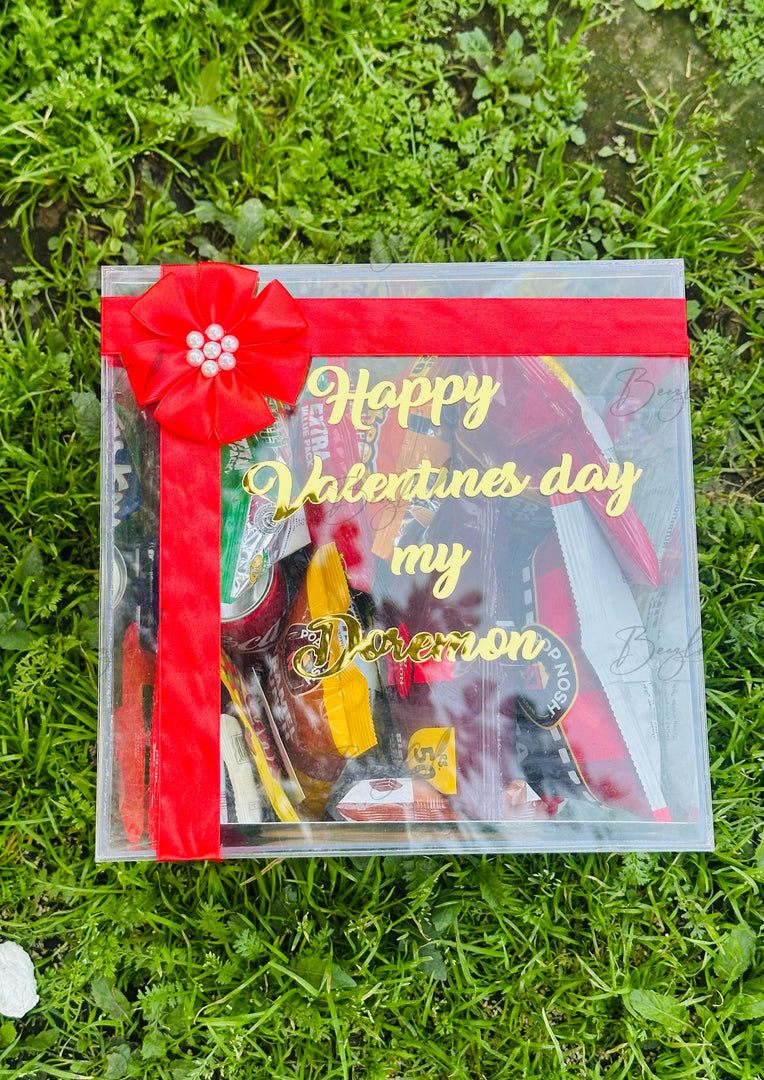 Personalized Valentine's Acrylic Gift Box | GBO-034