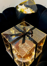 Load image into Gallery viewer, Stylish LED Acrylic Cake Gift Box | GC-013
