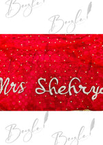 Load image into Gallery viewer, Red Nikah Dupatta 
