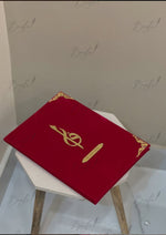 Load image into Gallery viewer, Red Script Nikkah Nama | NB-056
