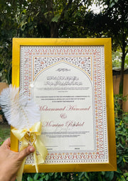 Nikkah Frame with Pen Set | DEL-154