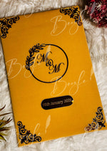 Load image into Gallery viewer, The Luxurious Customized Beige Nikah Booklet With Box | BOX-009
