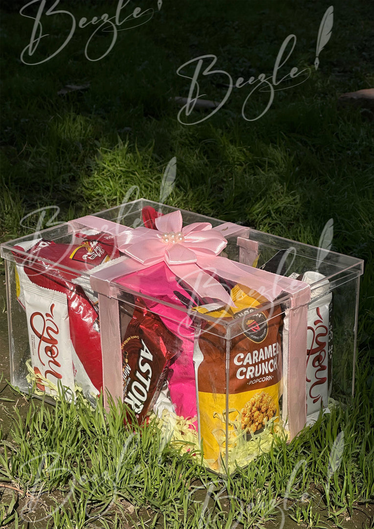 Stylish Acrylic Snacks Gift Box | GBO-029